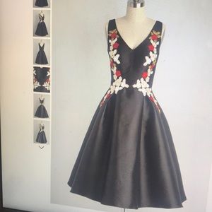 Chi Chi London black midi dress